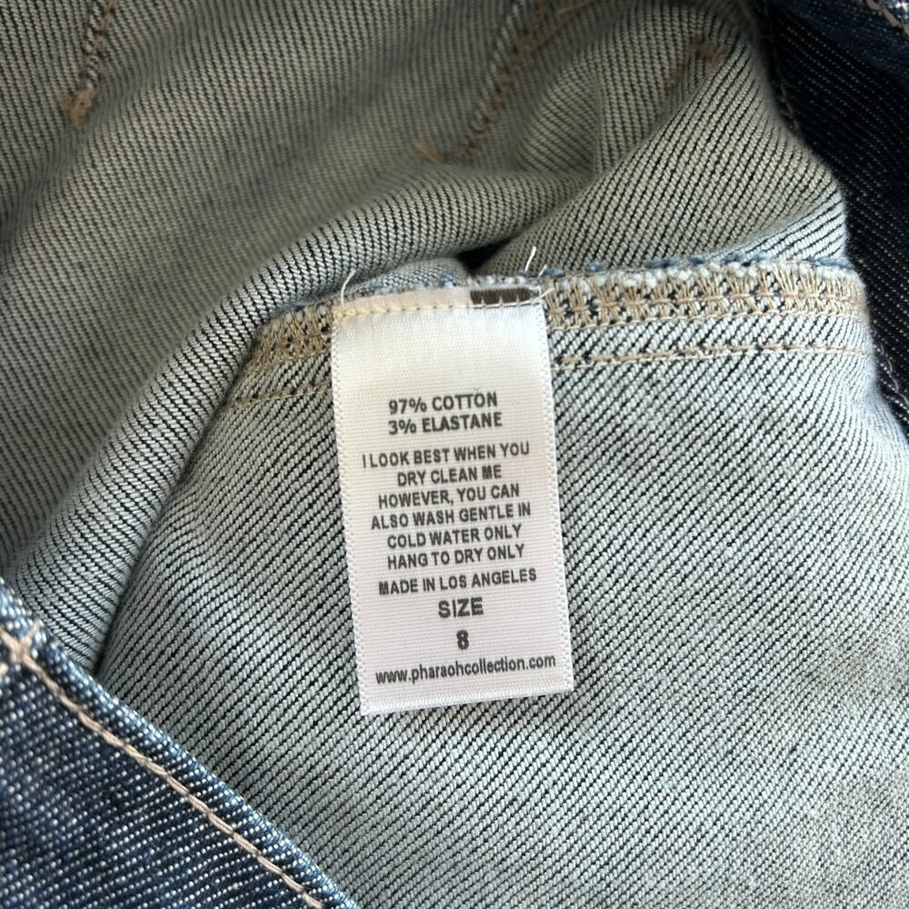 Pharaoh Collection Max Pant in Stretch Denim Size 8 NWOT - Picture 6 of 8